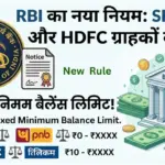 Minimum Balance Limit Fixed